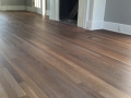White oak, smoked and finished on site